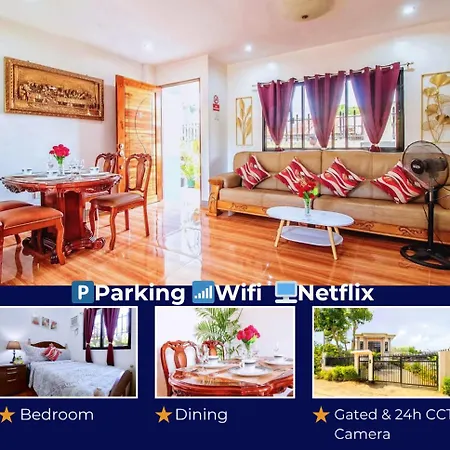 Home Away From Home 2Br Apartment 6 Minutes Drive To Grand Mall Wifi, Netflix & Free Parking